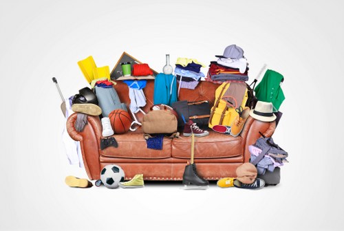 Commercial waste collection in Raynes Park business area