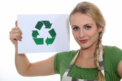 Recycling center in Raynes Park handling furniture